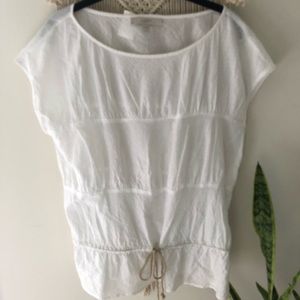 BOHO Chic | Ann Taylor Loft L Eyelet Blouse